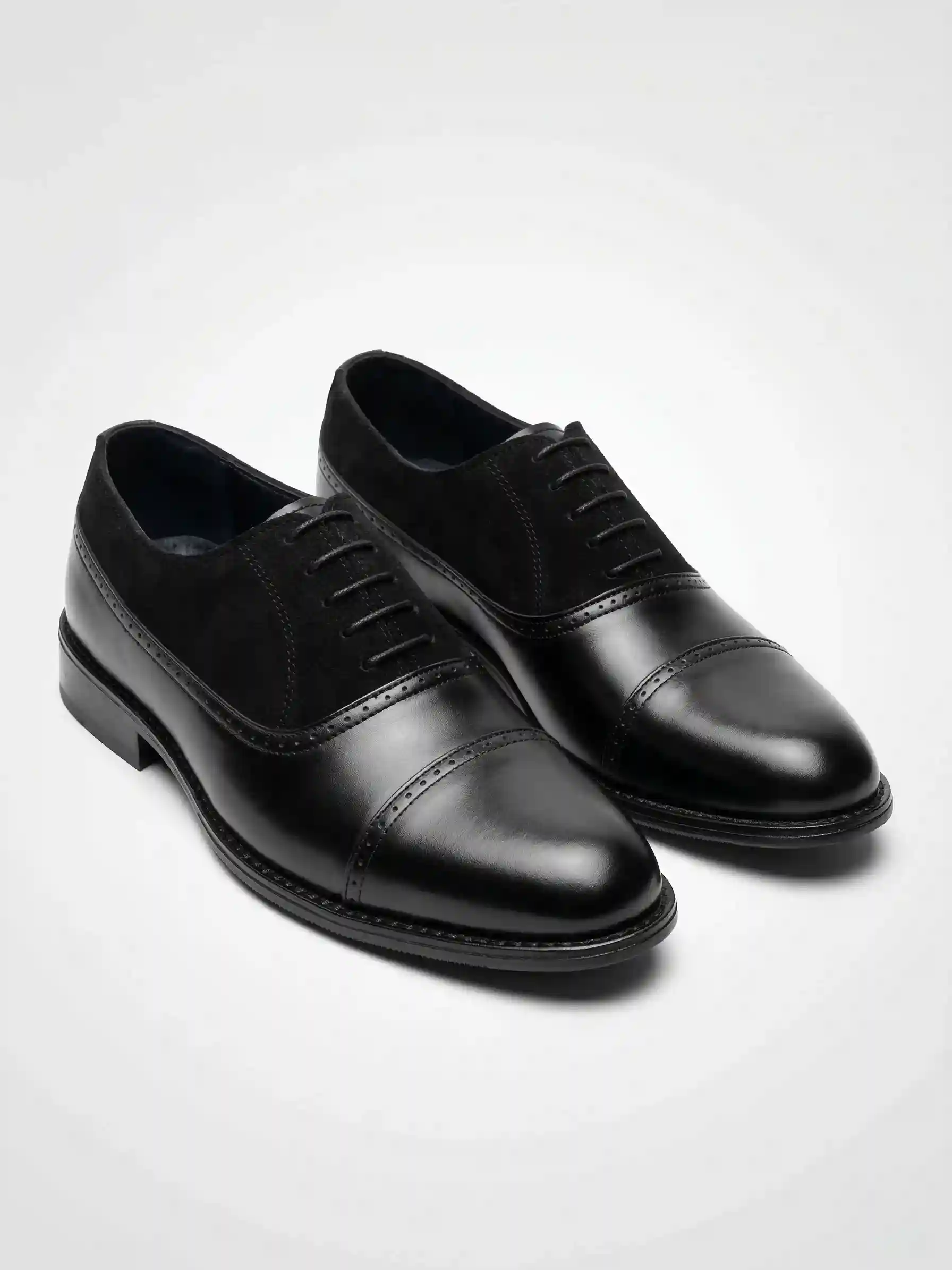 The Windsor – Black Oxford Leather Shoes