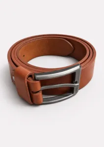 Cognac Brown Leather Belt