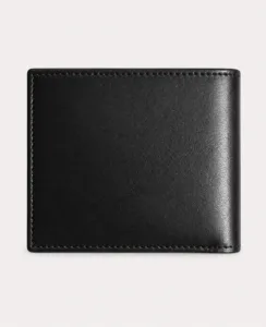 The Essential Bifold Black Leather Wallet