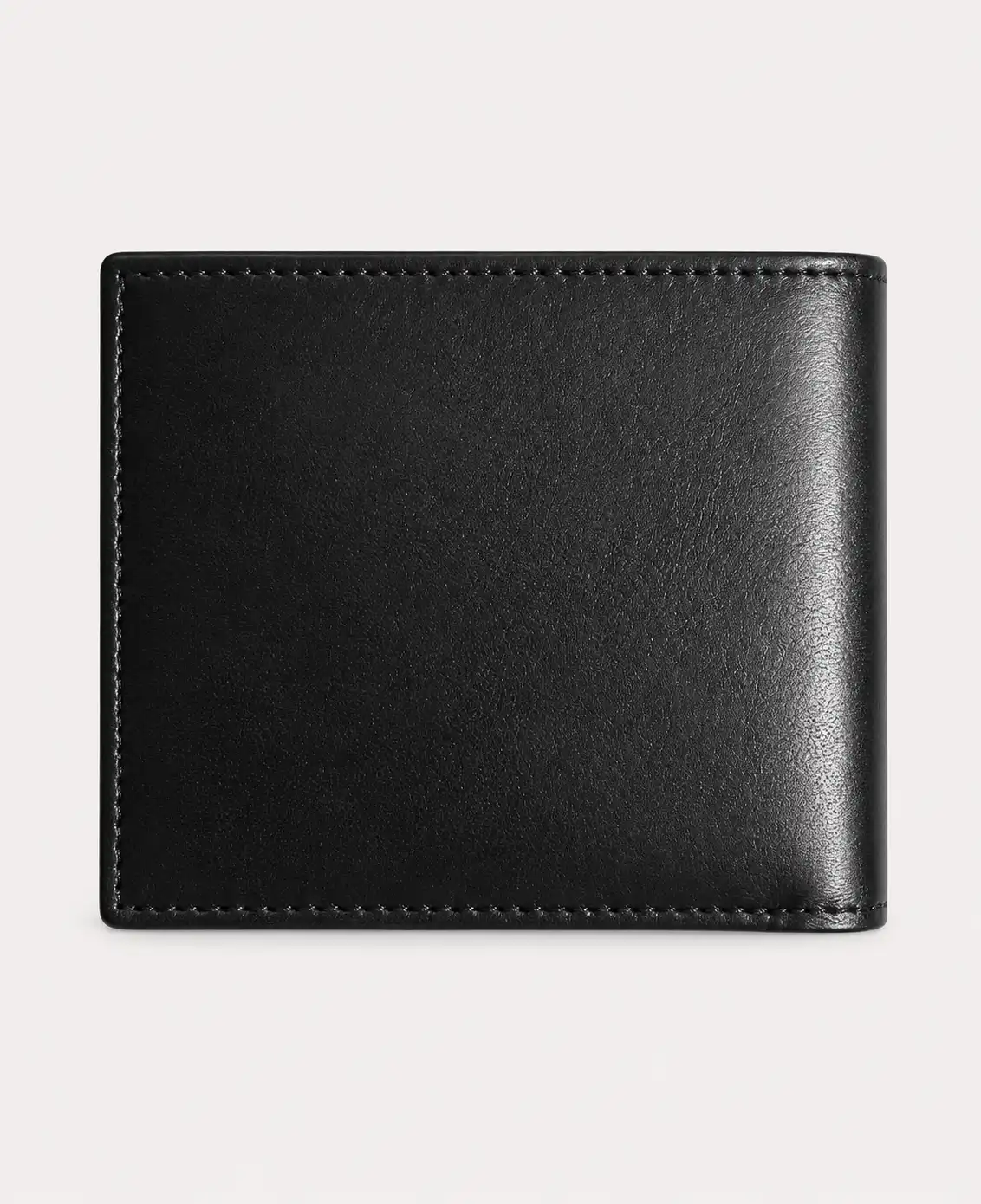 The Essential Bifold Black Leather Wallet